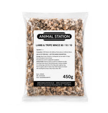 Load image into Gallery viewer, Animal Station Lamb and Tripe 80/10/10 Mince 450g