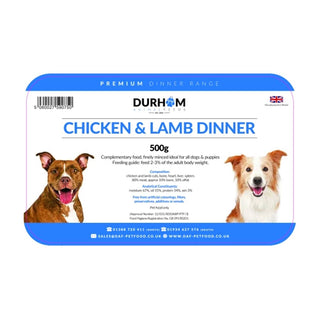Durham Chicken & Lamb Dinner 500g
