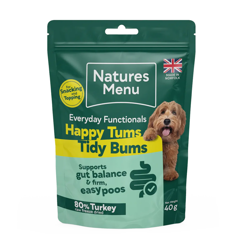 Natures Menu Freeze Dried Everyday Functionals Digestive Dog Treat - Turkey