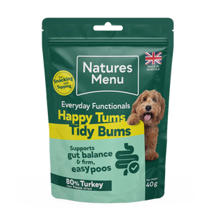 Natures Menu Freeze Dried Everyday Functionals Digestive Dog Treat - Turkey