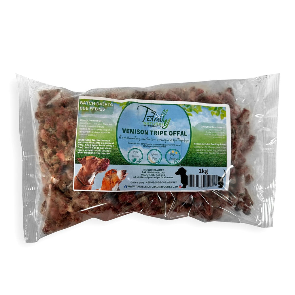 Totally Natural Venison, Tripe & Offal 1kg