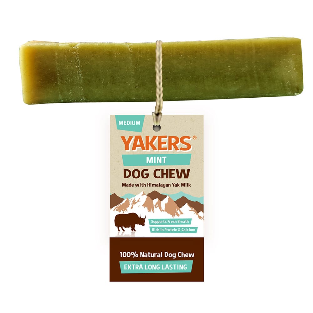 Yakers Dog Chew MINT Medium