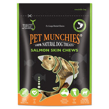 Load image into Gallery viewer, Pet Munchies 100% Natural Large Salmon Skin Chews