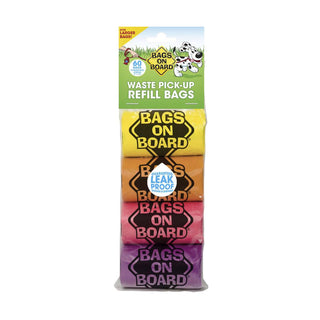 Bags On Board Waste Pick Up Refill Bags Rainbow