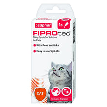 Load image into Gallery viewer, Beaphar FIPROtec Spot-On for Cats 1 pipette