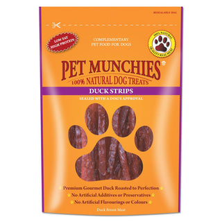 Pet Munchies 100% Natural Duck Strips