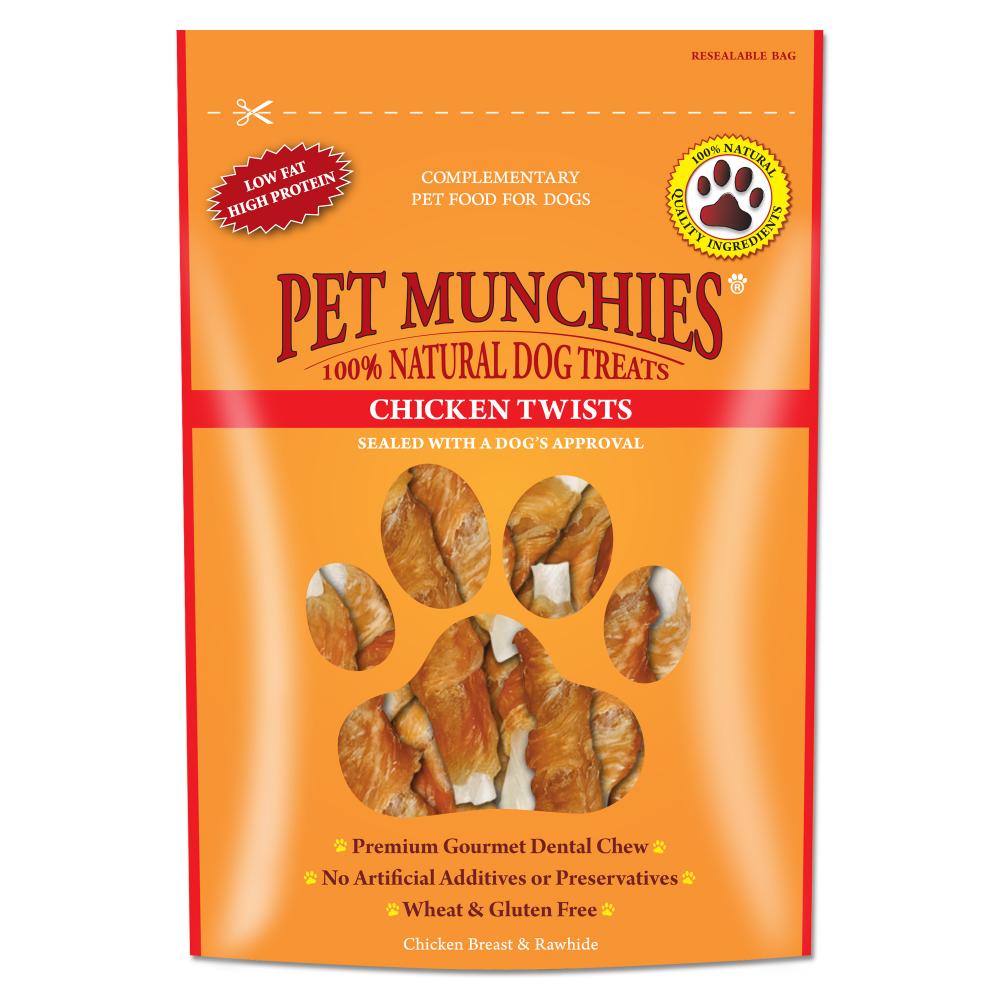 Pet Munchies 100% Natural Chicken Twists