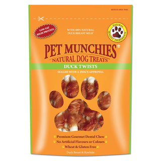 Pet Munchies Natural Duck Twists