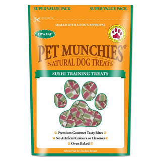 Pet Munchies Natural Sushi Training Treats Super Value Pack
