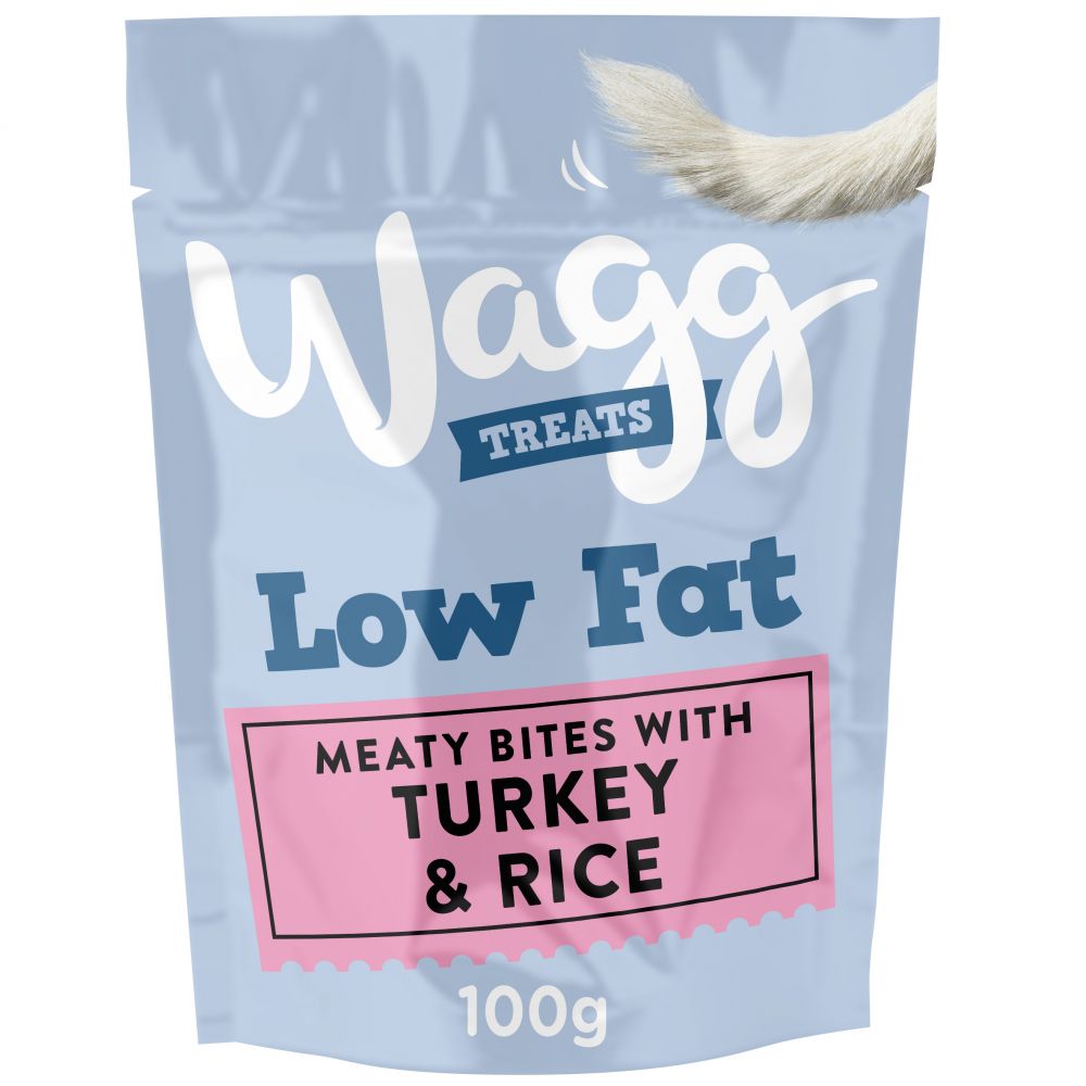 Wagg Low Fat Meaty Bites with Turkey and Rice