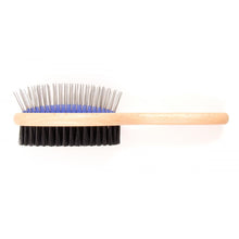 Load image into Gallery viewer, Ancol Ergo Wooden Hand Double Sided Brush