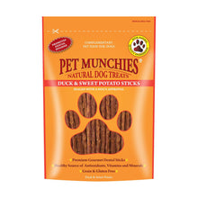 Load image into Gallery viewer, Pet Munchies 100% Natural Duck &amp; Sweet Potato Dental Sticks
