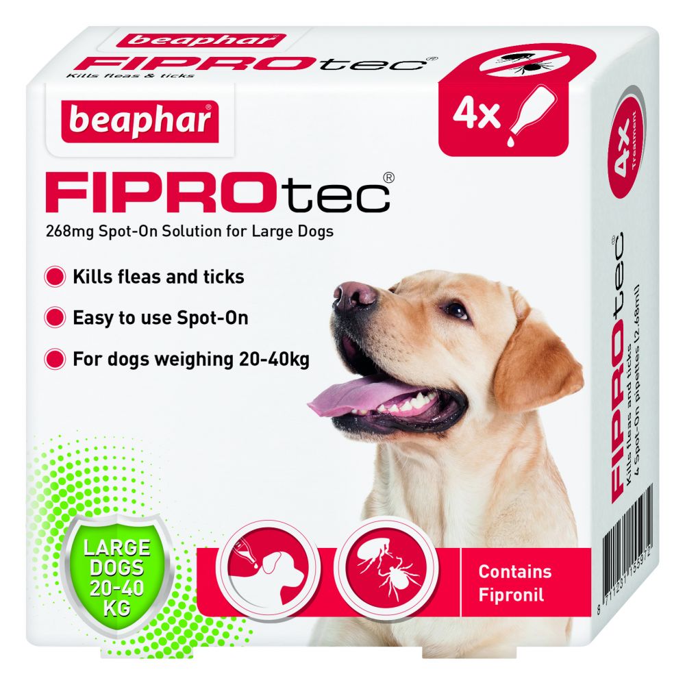 Beaphar FIPROtec Spot On Large Dog 4 pipette