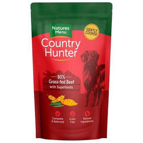 Natures Menu Country Hunter Beef Pouch 150g