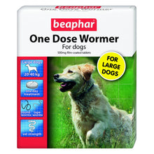 Load image into Gallery viewer, Beaphar One Dose Wormer for Dogs 6kg-40kg