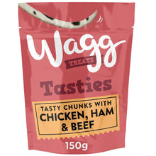 Load image into Gallery viewer, Wagg Tasty Chunks with Chicken, Ham and Beef