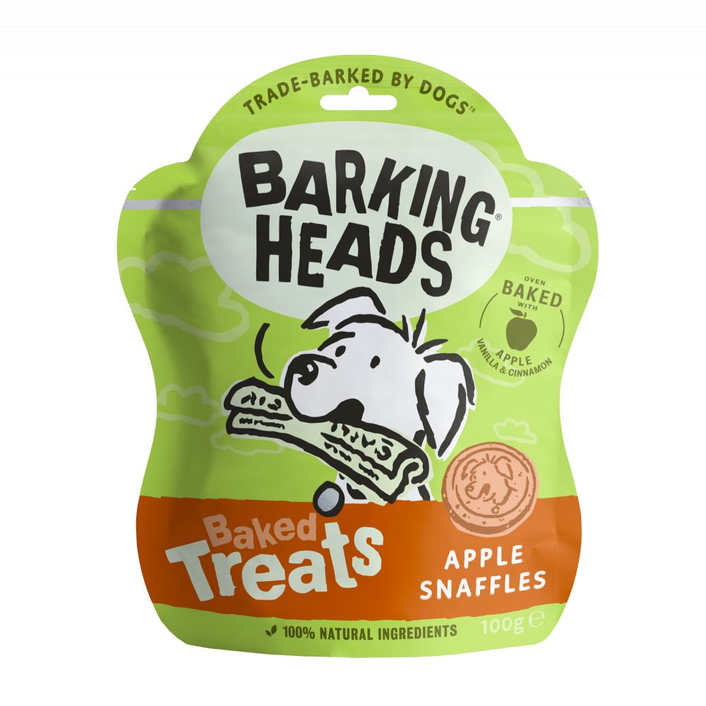 Barking Heads Apple Snaffles Baked Treats