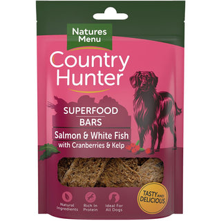 Natures Menu Country Hunter Superfood Bar Salmon & White Fish with Cranberries & Kelp