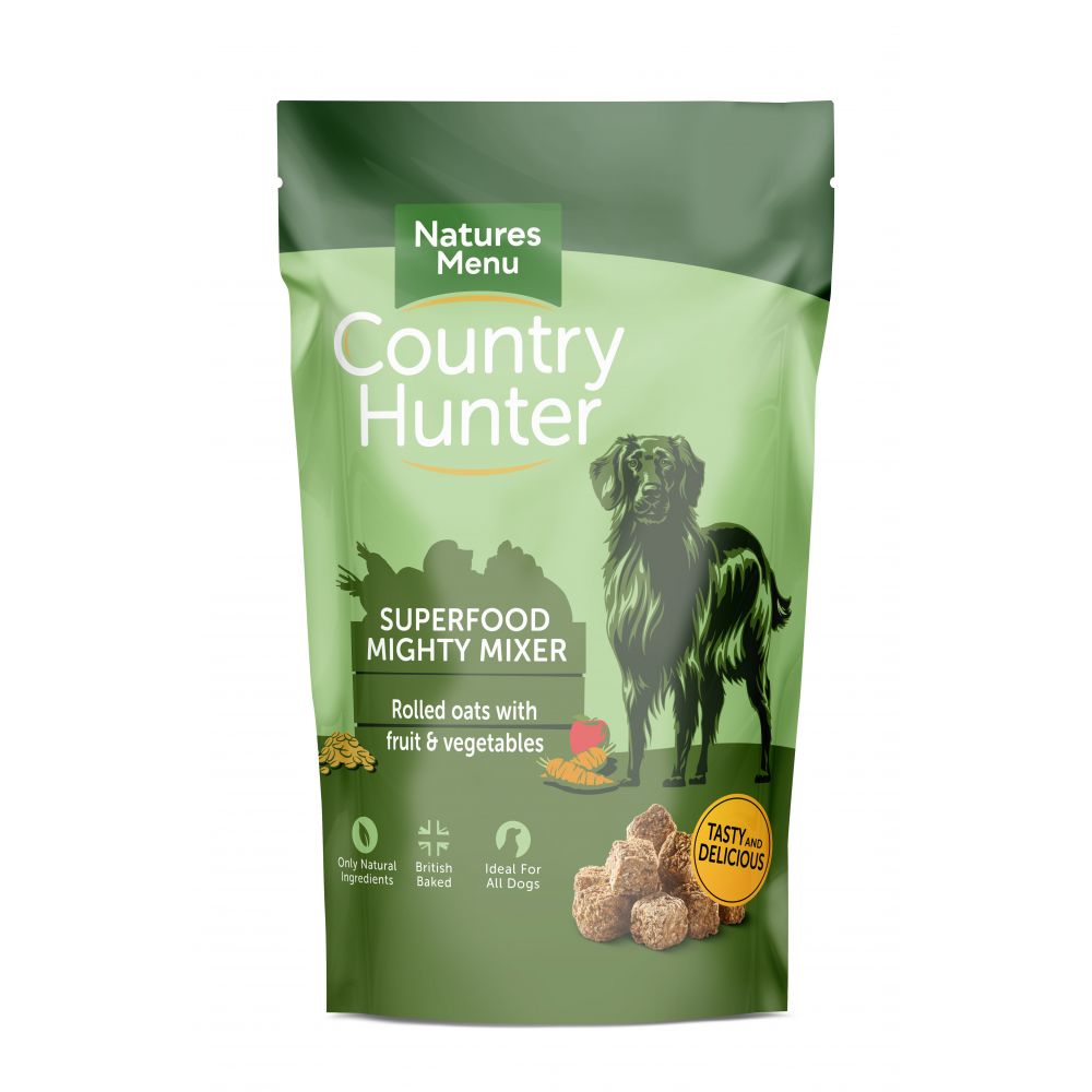 Natures Menu Country Hunter Superfood Mighty Mixer Rolled Oats with Fruit & Vegetables