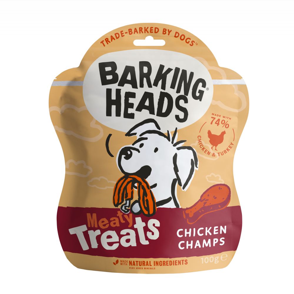 Barking Heads Meaty Treats Chicken Champs