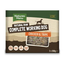 Load image into Gallery viewer, Natures Menu Complete Working Dog Chicken &amp; Tripe