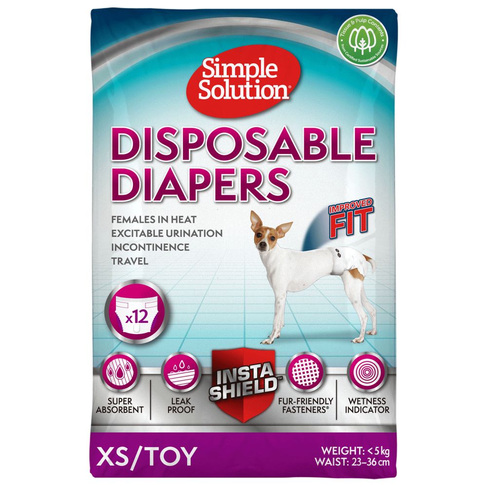 Simple Solution Disposable Diapers X-Small/Toy