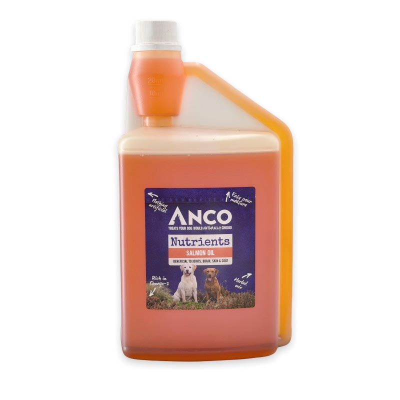 Anco Nutrients Salmon Oil with Herbs 1 litre