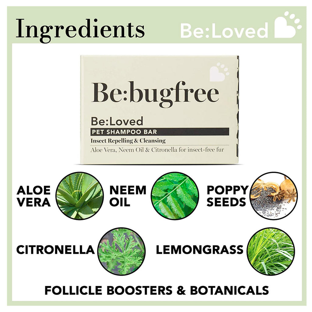 Be:Loved Be:Bugfree Insect Repelling & Cleansing Shampoo bar