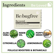 Load image into Gallery viewer, Be:Loved Be:Bugfree Insect Repelling &amp; Cleansing Shampoo bar