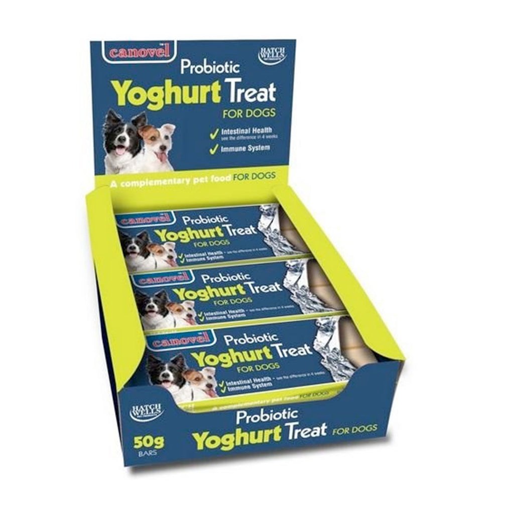 Canovel Probiotic Yoghurt Treat bar For Dogs 50g