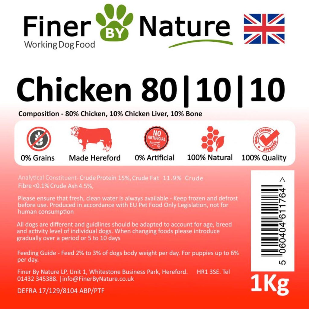 Finer by Nature Chicken 80/10/10 1kg