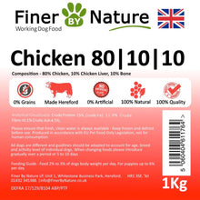 Load image into Gallery viewer, Finer by Nature Chicken 80/10/10 1kg