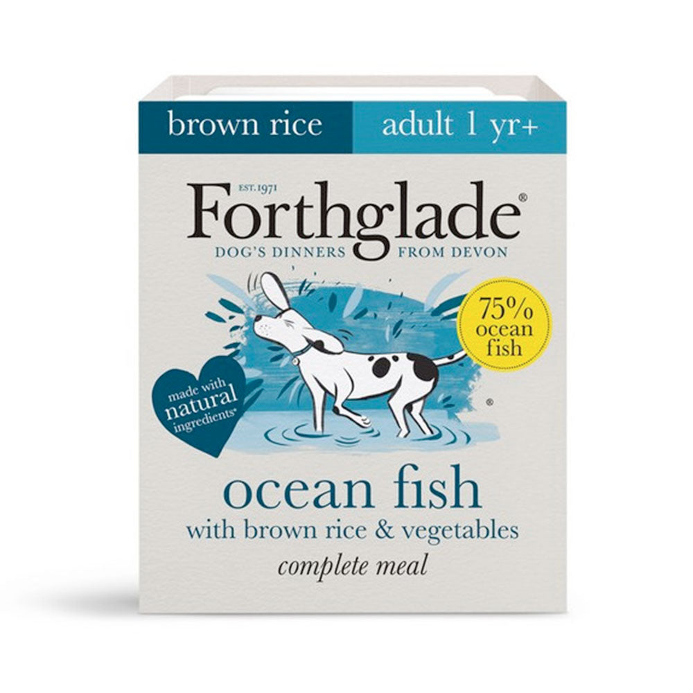Forthglade Complete Meal Adult Ocean Fish with Brown Rice & Veg