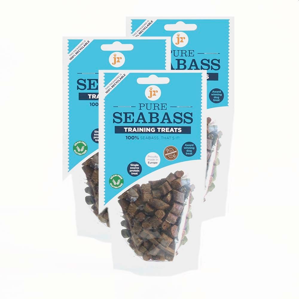 JR 100% Pure Healthy Seabass Training Treats 85g