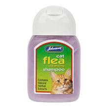 Load image into Gallery viewer, Johnsons Cat Flea Cleansing shampoo