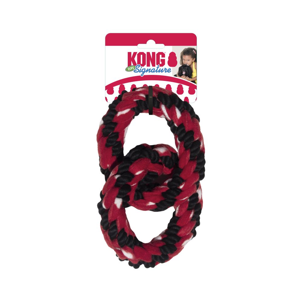 Kong Signature Rope Double Ring Tug