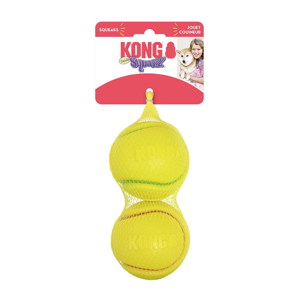 Kong Squeezz Tennis Assorted Large 2PK