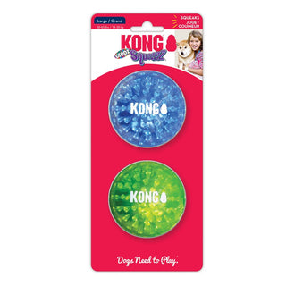 Kong Squeezz® Geodz 2-pk Assorted Large