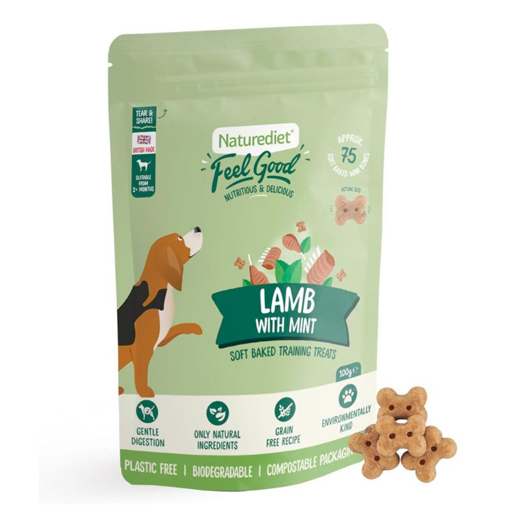 Naturediet Feel Good Lamb with Mint Soft Baked Training Treats