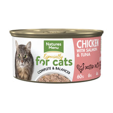 Load image into Gallery viewer, Natures Menu Especially for Cats Chicken with Salmon &amp; Tuna 85g