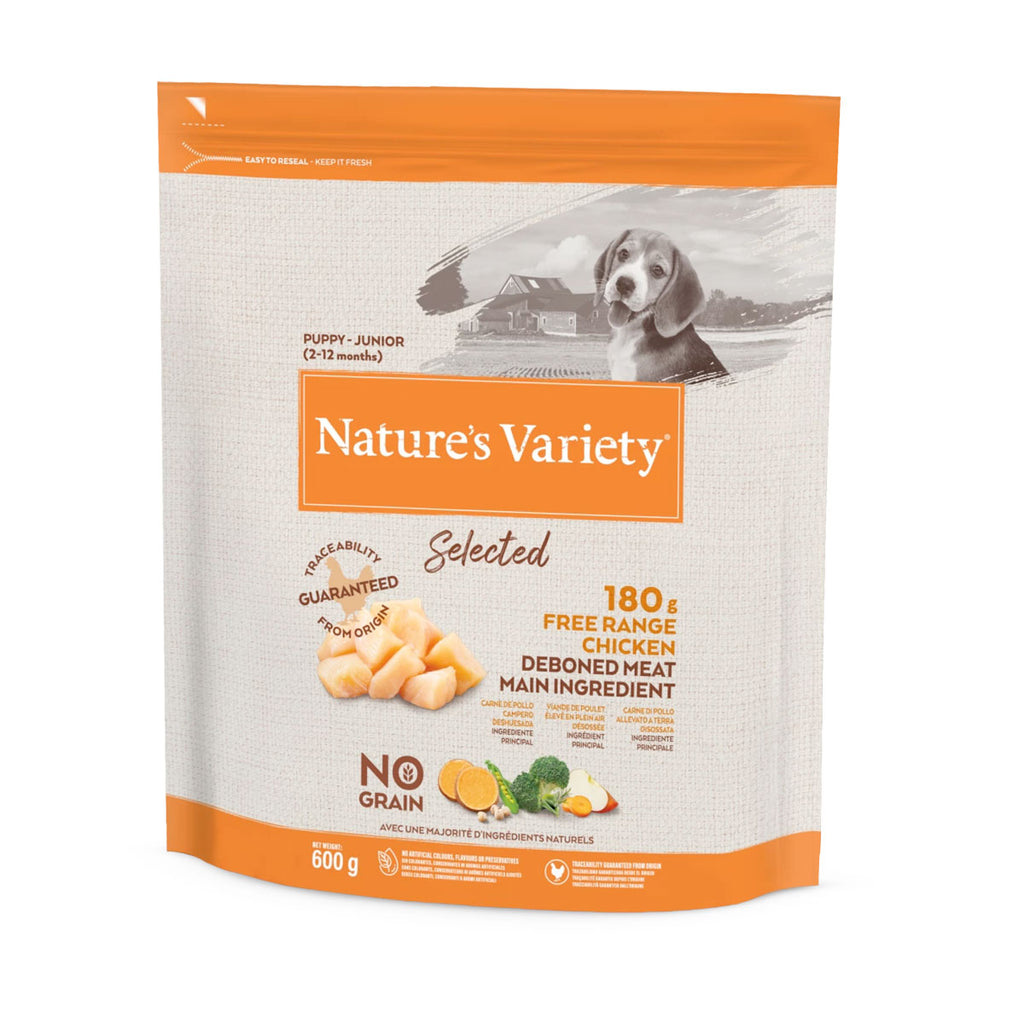 Nature's Variety Selected Dry Junior Dog Food Free Range Chicken 180g