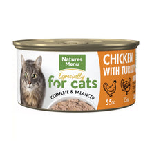 Load image into Gallery viewer, Natures Menu Especially for Cats Chicken &amp; Turkey 85g