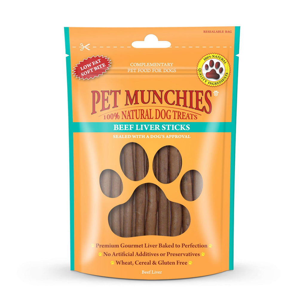 Pet Munchies 100% Natural Beef Liver Sticks