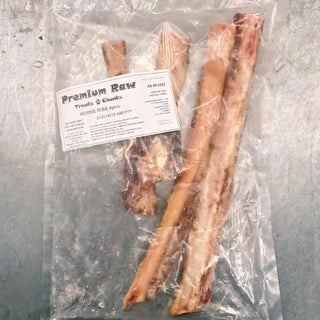 Premium Raw Horse Rib Bones 4pcs