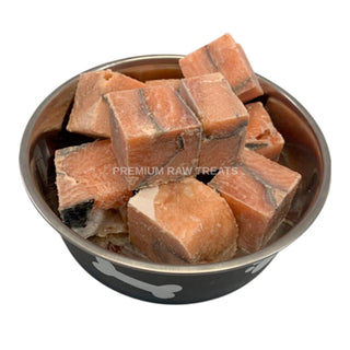 Premium Raw Salmon Chunks 1kg
