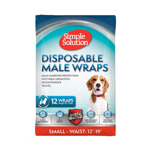 Load image into Gallery viewer, Simple Solution Disposable Male Wrap Small