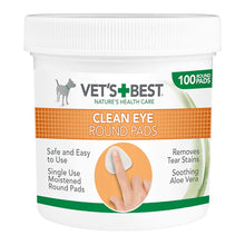 Load image into Gallery viewer, Vet&#39;s Best Clean Eye Round Pads 100pcs