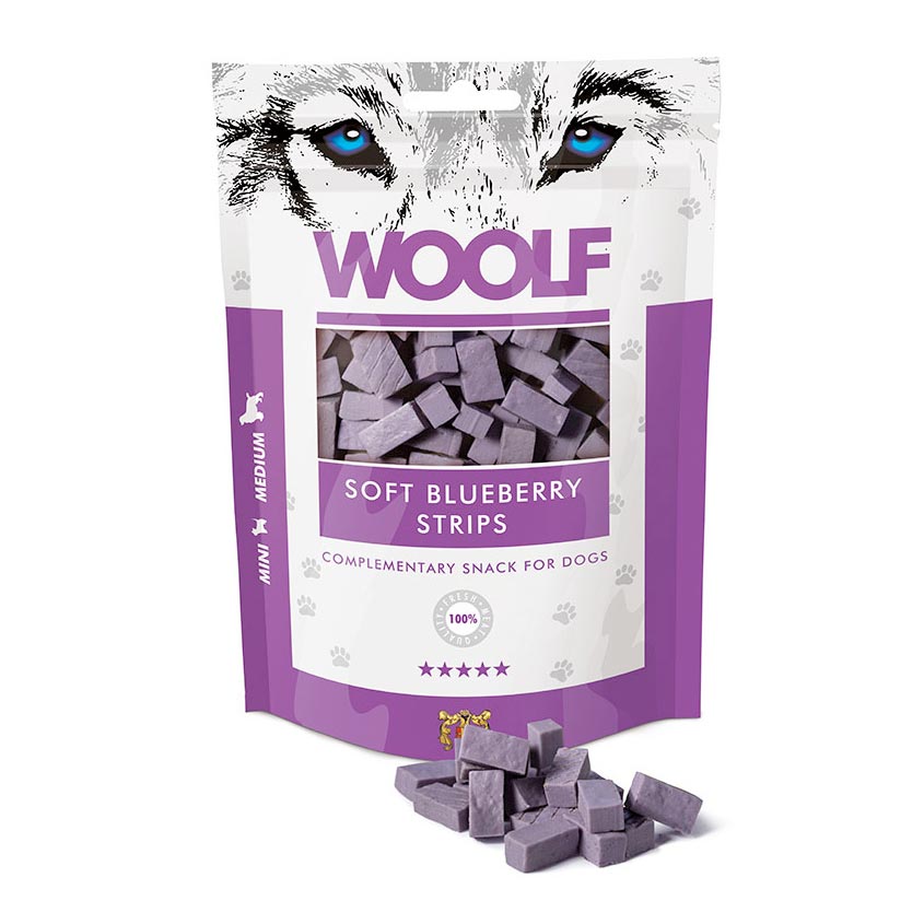 Woolf Soft Blueberry Strips