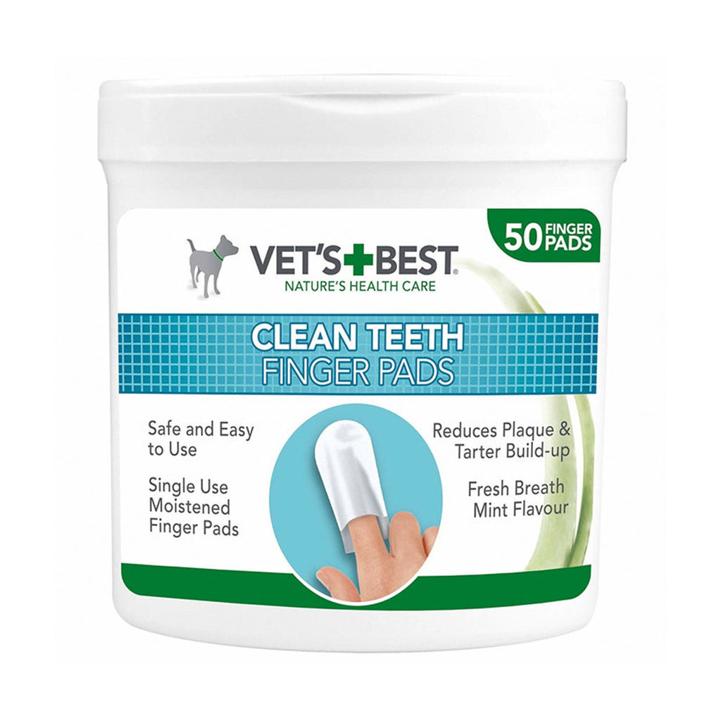 Vet's Best Clean Teeth Finger Pads 50pcs