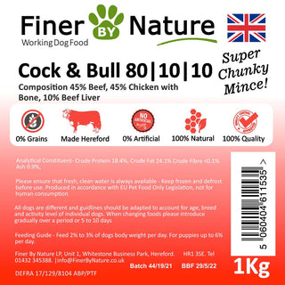 Finer by Nature Cock & Bull 80|10|10 1kg
